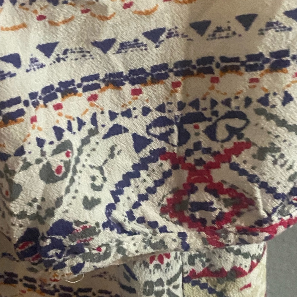 ANTHROPOLOGIE | SKIES ARE BLUE Tribal Print Dress size medium - Picture 5 of 7